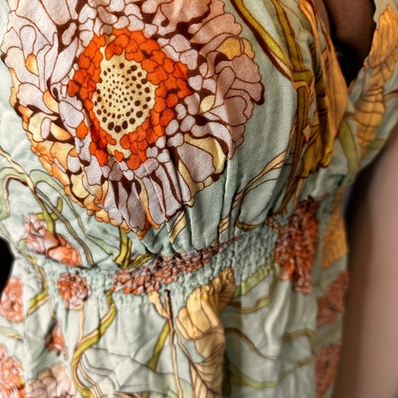 Cotton floral lined maxi - Picture 6 of 7
